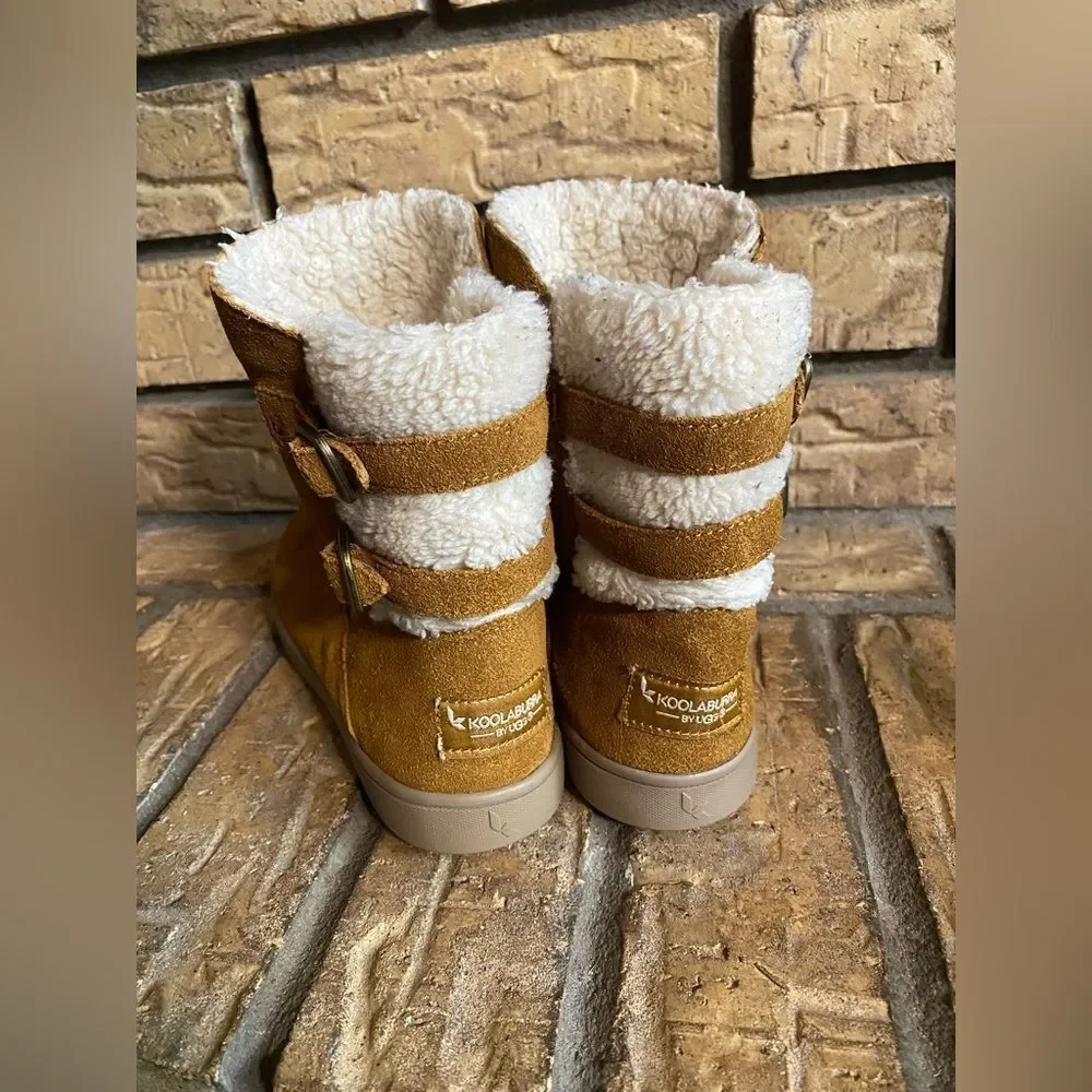 Brown koolaburra booties‎